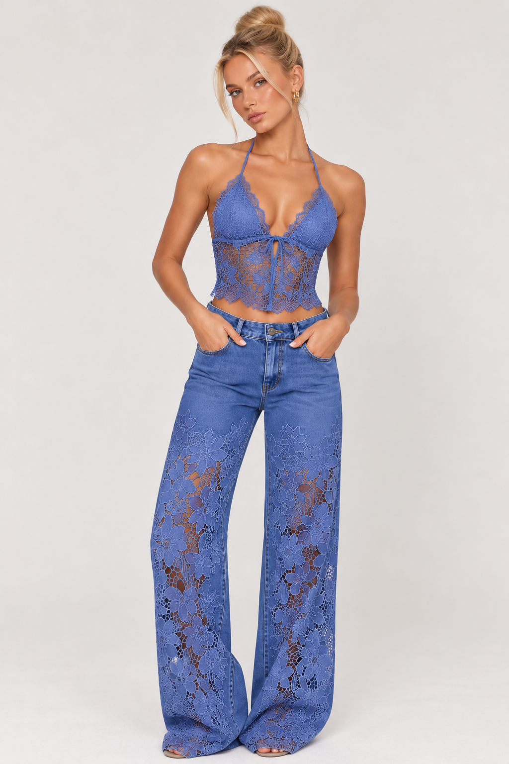 Love Me Lace Jeans 🌼