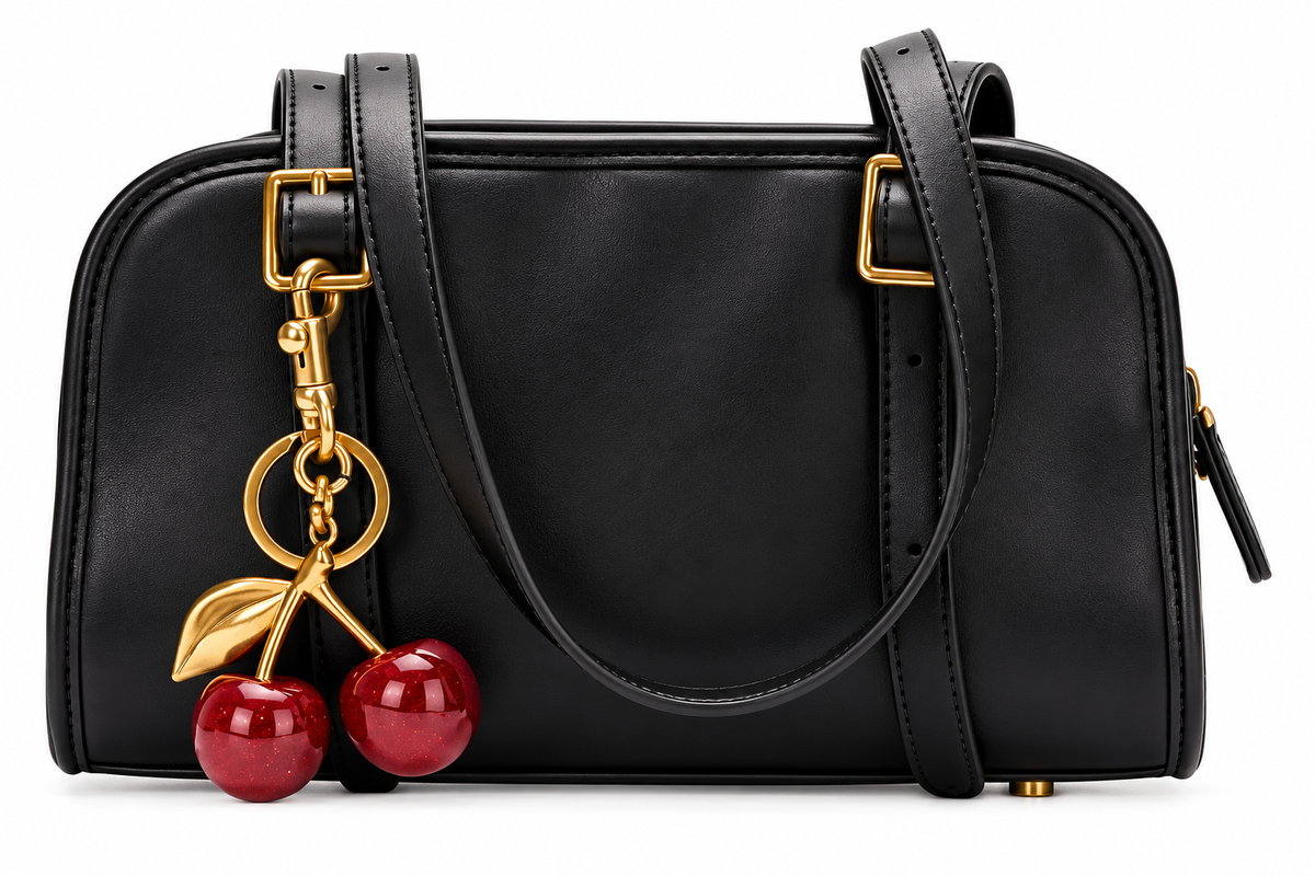 Cherry Baby Bag Charm 🍒